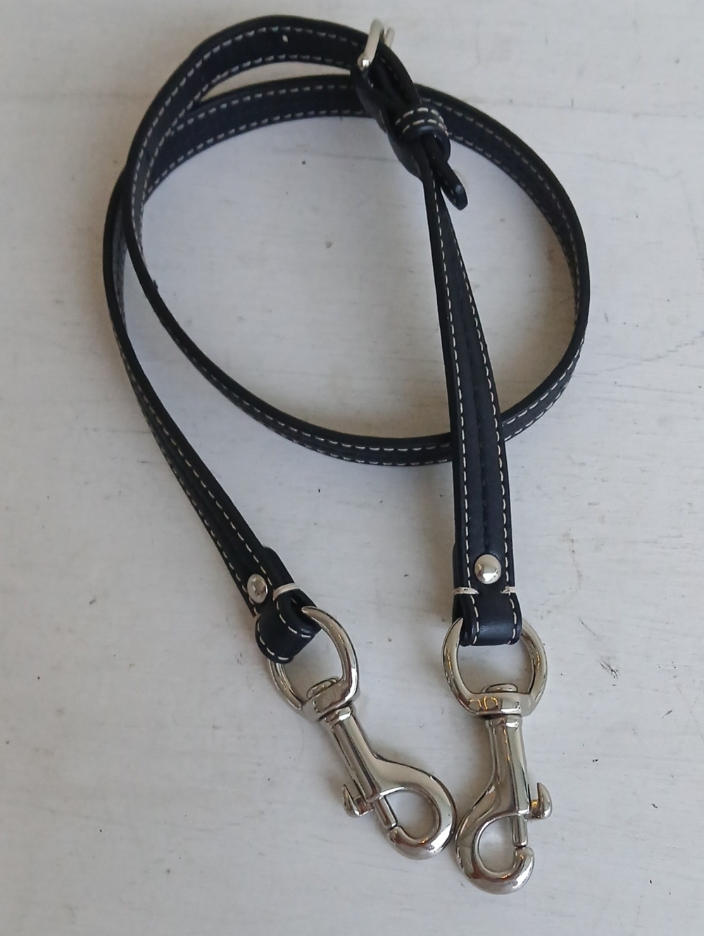 Black leather Crossbody Shoulder Bag Purse Replacement Strap